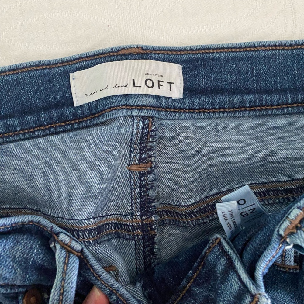 Ann Taylor Loft The Skinny Ankle Jean size 25